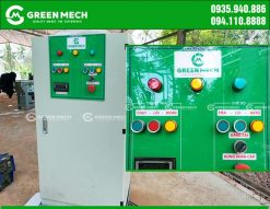 Electrical cabinet for wood chipper GREEN MECH Vietnam