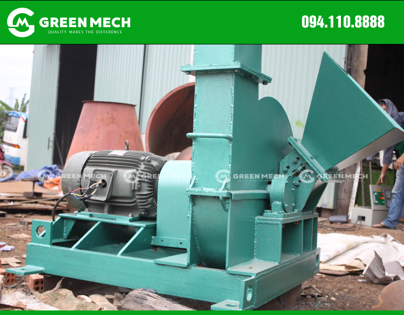 Wood chipper with capacity of 1 ton