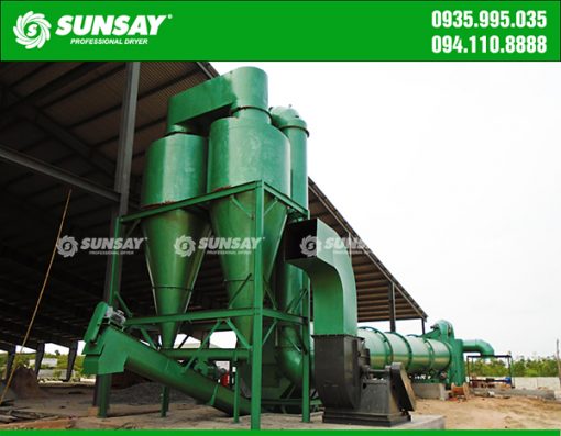 Install rotary drum dryer