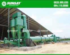 Rotary drum dryer