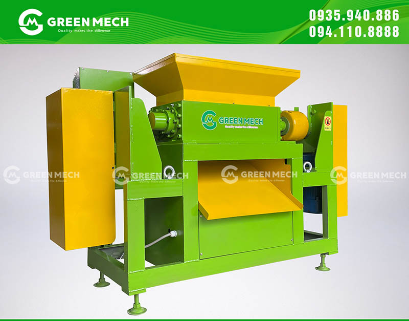 Structure of 2-shaft crusher