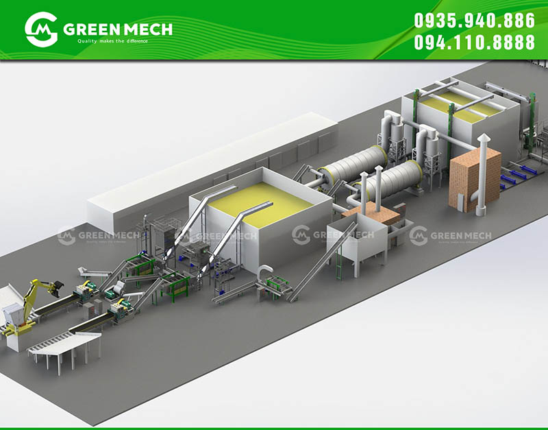 Design of wood pellet production line for export