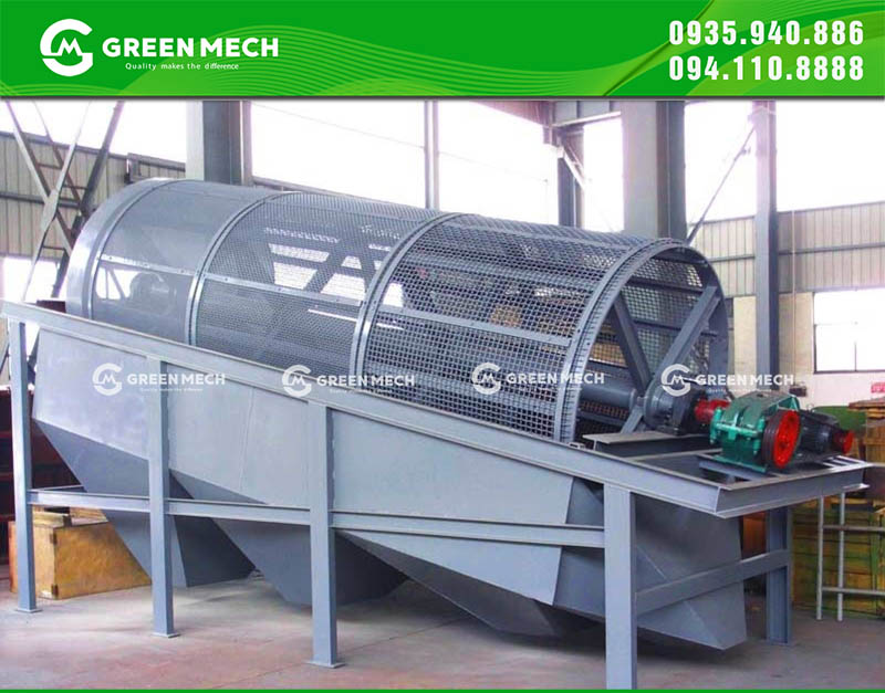 GREEN MECH sawdust screening machine