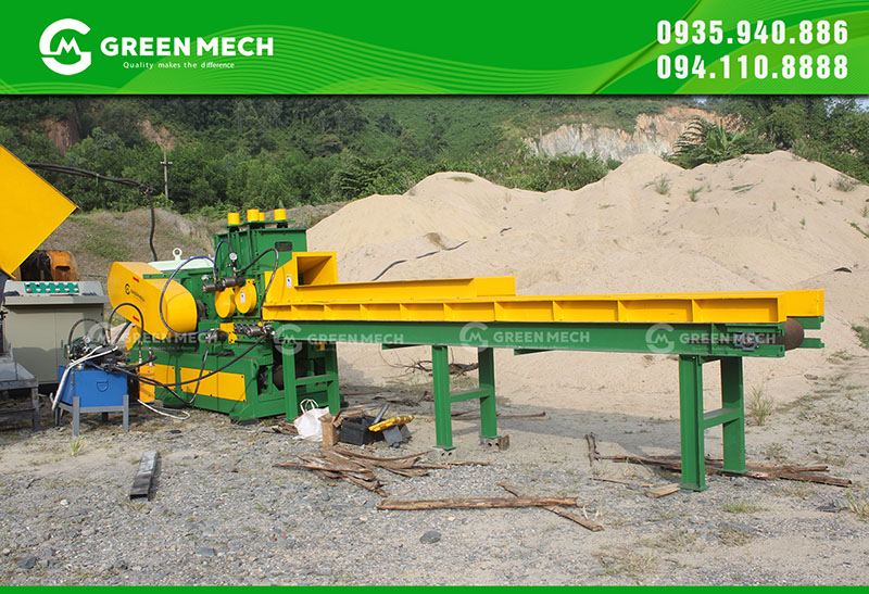 Using GREEN MECH sawdust grinding machine makes the process of expanding the scale of mushroom growing much simpler