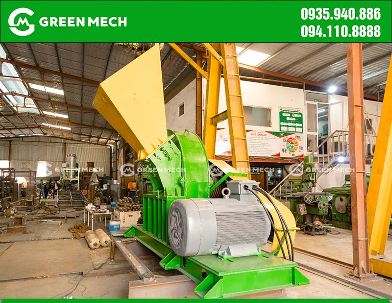 Wear-resistant wood chipper for long-term use - GREEN MECH