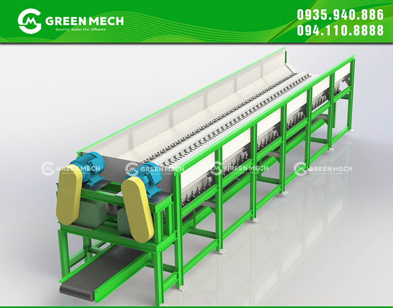 Design of GREEN MECH tree peeling machine