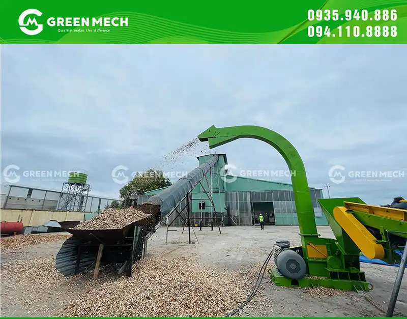 Wood Chipper Feeding System
